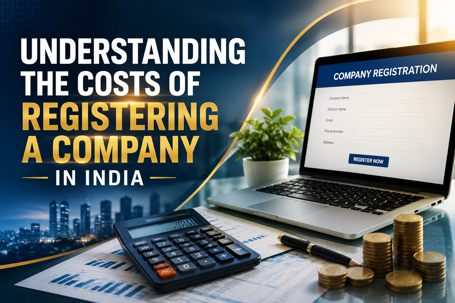 COST OF COMPANY REGISTRATION IN INDIA