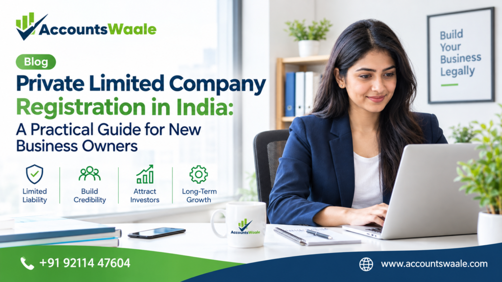 Indian entrepreneurs reviewing documents for Private Limited Company registration in India